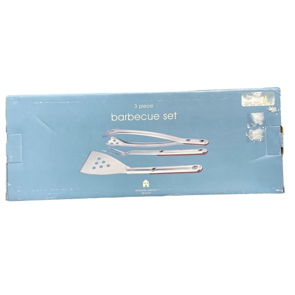 Michael Graves 3 Piece Barbecue BBQ Tool Set New in Packo - Picture 2 of 9